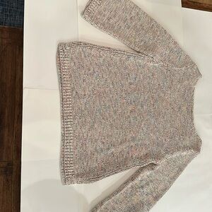 LOFT sweater with open back at the top